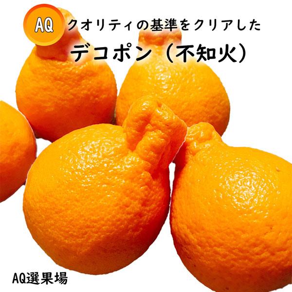 デコポン(不知火)秀品Ｍ箱込み5kg弱 デコポン 有田 不知火 みかん 4kg以上 (5kg箱) 秀品 茶段ボール箱 3L