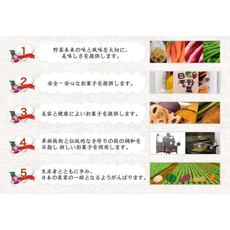 極上 野菜チップス 【日本の野菜・極】 国産 （大箱420g缶入り）化粧箱入り 贈答用 ギフト 敬老の日 送料無料 神戸いもや  ヨコノ食品｜gift-hiroba｜04