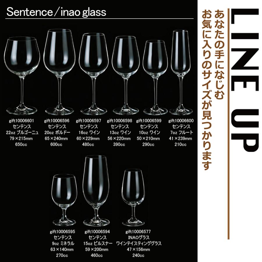 その他 Rona ガラス ワイングラス RONA／ロナ センテンス 20oz ボルドー 6462