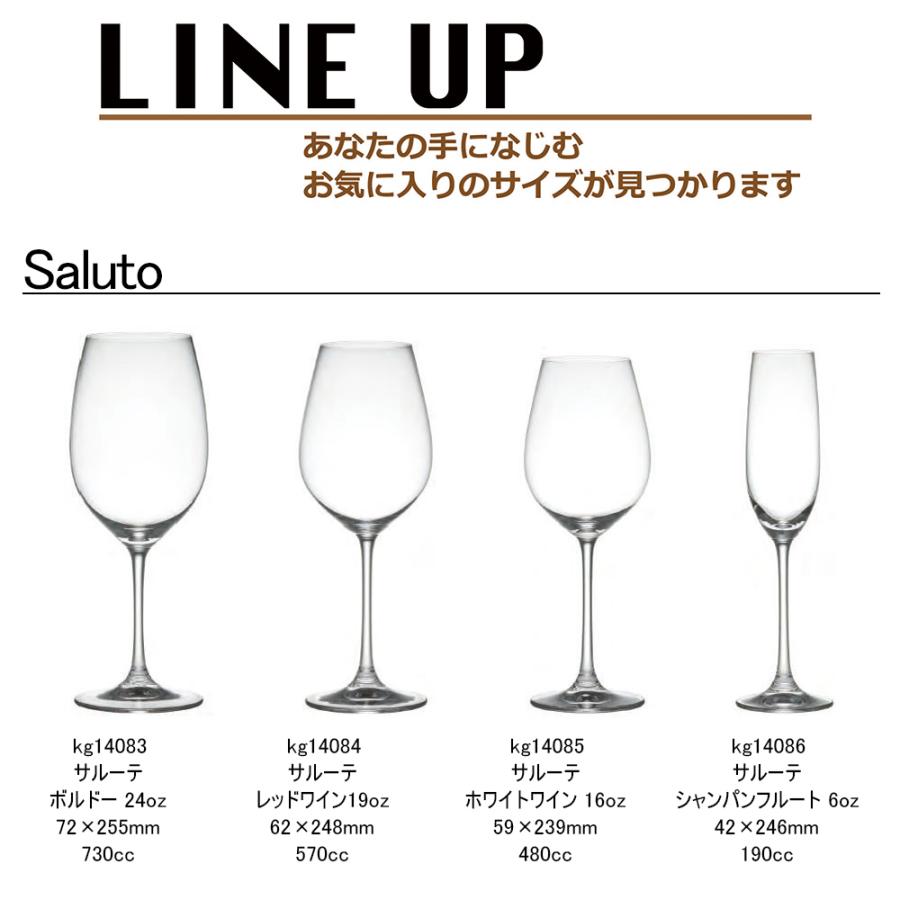 ガラス シャンパングラス サルーテ シャンパン フルート6oz KG14086お祝い プレゼント ガラス食器 雑貨 おしゃれ かわいい バー 酒用品 記念品｜gift-kingdom｜02