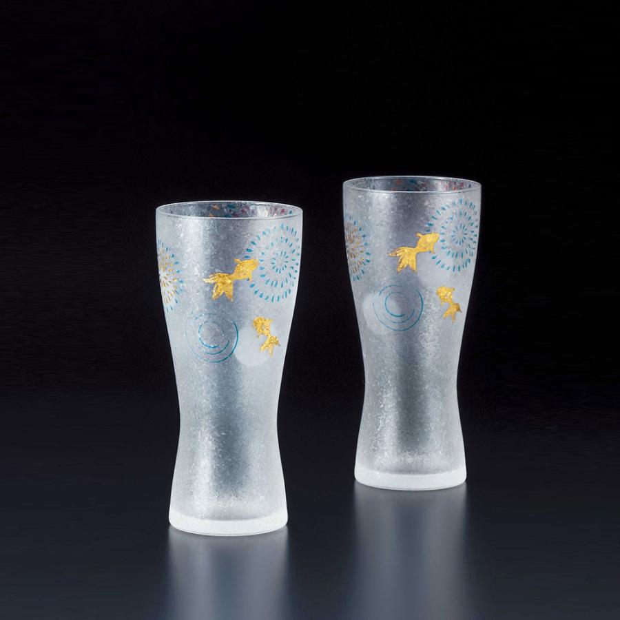 ビールグラス おしゃれ 食器 ギフト プレミアムニッポンテイスト 花火ビアm ペアセット S 6269 超激安