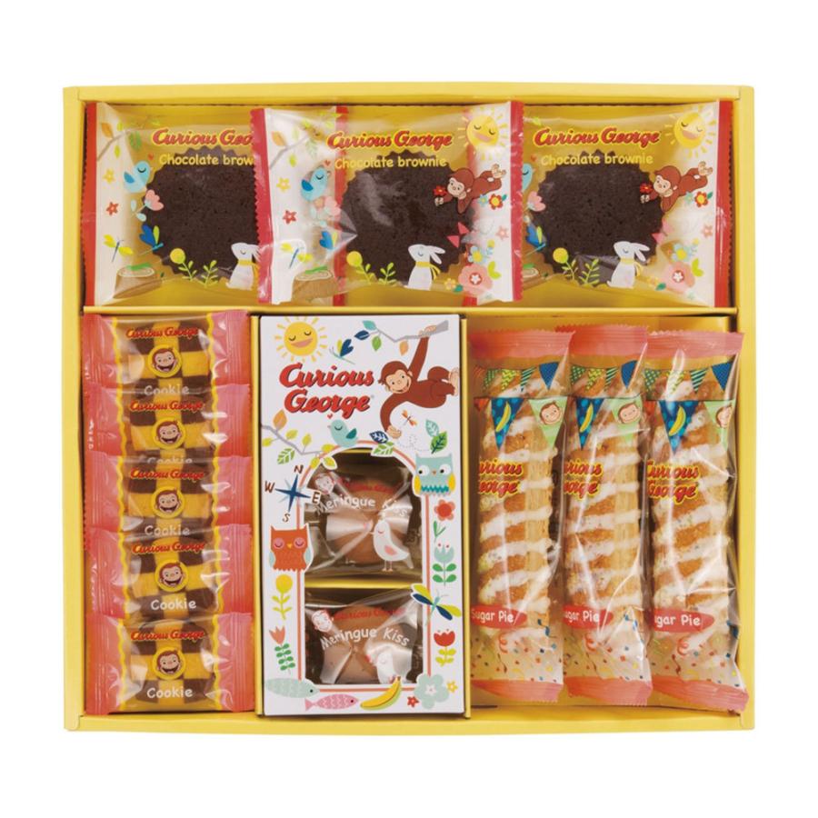 おさるのジョージ スイーツギフト Cg 15 クッキー詰め合わせ お中元 御中元 お歳暮 御歳暮 お年賀 内祝い Ori 目録 景品パネルならギフトの王國 通販 Yahoo ショッピング