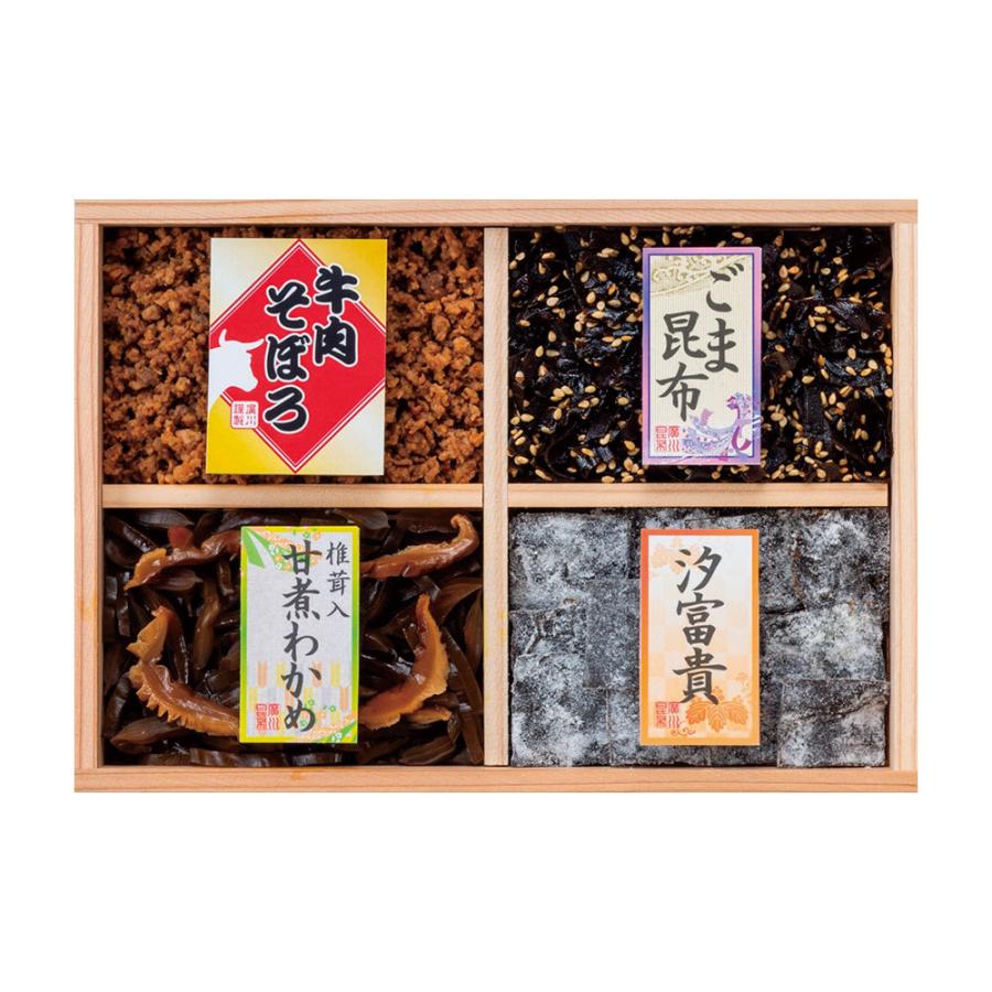 廣川昆布 万味豊秀4品佃煮木箱詰 Bm 15 1 12 佃煮詰め合わせ 法事 お中元 御中元 お歳暮 御歳暮 お年賀 内祝い Ori 目録 景品パネルならギフトの王國 通販 Yahoo ショッピング