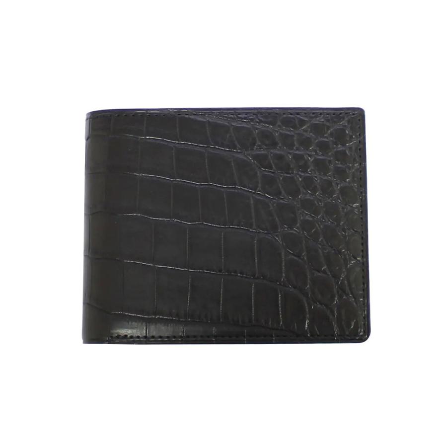 メンズ財布 二折財布 （ 小銭入付 ） クロコダイル GREDEER [ 財布 コイン 名刺入れ 名入れ対応 ]爆買 記念品 お祝い プレゼント お誕生日 名入...の画像