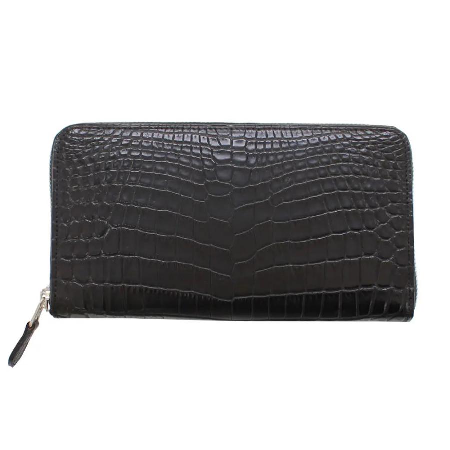 メンズ財布 ラウンドファスナー 長財布 クロコダイル GREDEER [ 財布 コイン 名刺入れ 名入れ対応 ]爆買 記念品 お祝い プレゼント お誕生日 名...の画像