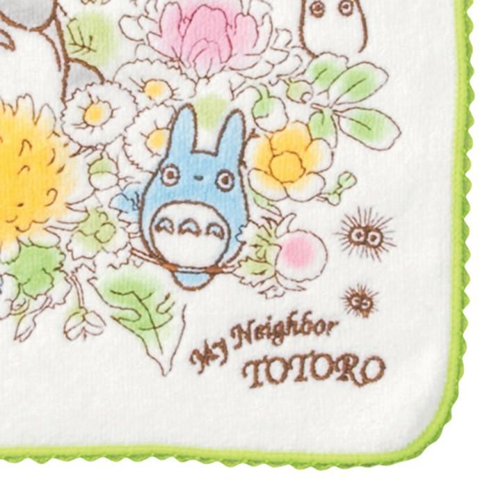 スタジオジブリ トトロ ジブリ 春の花束 ミニタオル ハンドタオル