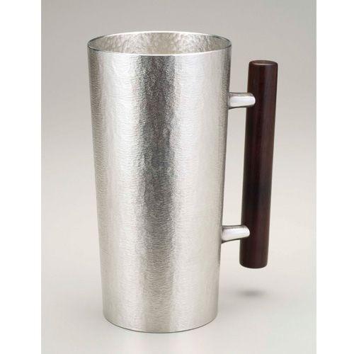 ( 言い慣わし作物 / 大阪錫器 ) シル切っ掛け続きもの / ビアマグ ( 百貨店ロング ) ピューター ビアグラス 日本製 作物品 食器、グラス、カトラリー-ジョッキ-コップ、グラス、酒器