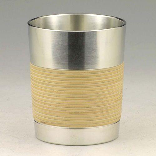 ( 伝統工芸 / 大阪錫器 ) 焼酎カップ / 磨 ピューター 日本製 工芸品