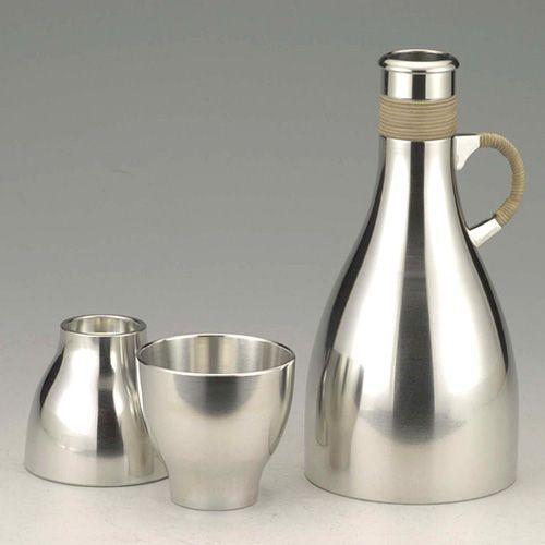 伝統工芸 / 大阪錫器 ) 酒器セット 青龍 ピューター 酒 日本製 工芸品 