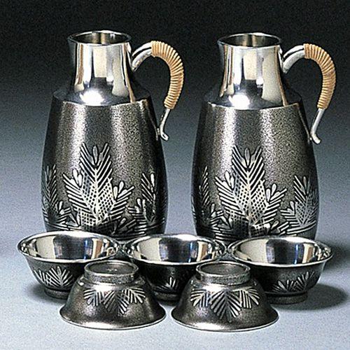 伝統的な錫水差し 保温製品 年代物 アンティーク