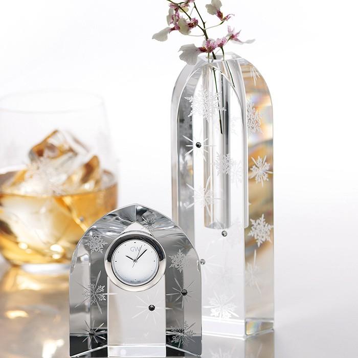 グラスワークス / ナルミ ) スノー＆スター 一輪挿し ガラス 花瓶