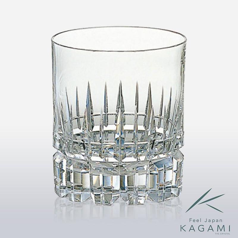 ( カガミクリスタル ) オンザロックグラス ( 3 ) クリスタル グラス