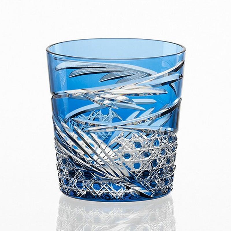 カガミクリスタル / ガラス ) 江戸切子 ロックグラス 舞 T577-2944-CCB