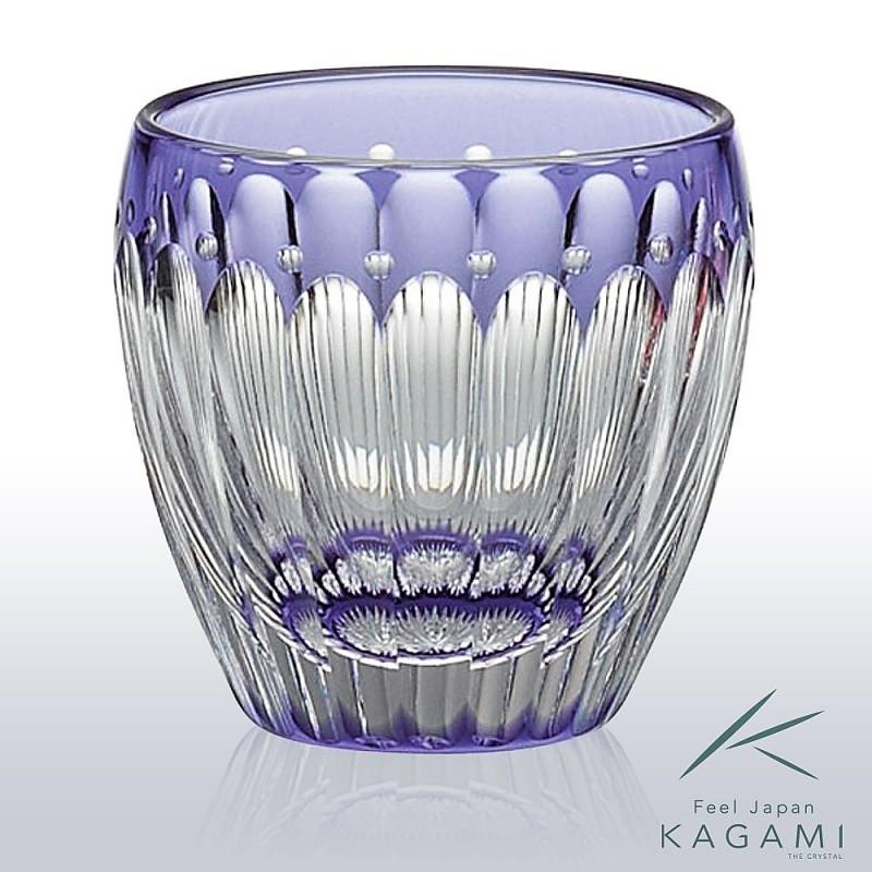 カガミクリスタル ) 江戸切子 冷酒杯 菊花 / T535-2685-CMP 伝統工芸士 