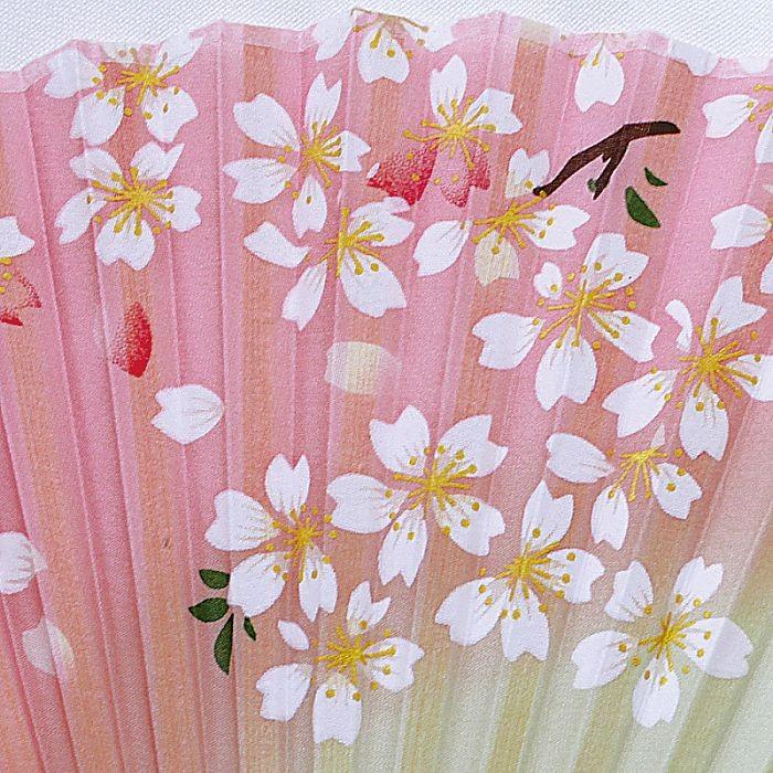 心ママさん様全て専用訪問着扇面桜文様 正絹 帯・小物セット 舞扇堂 ) 絹桜 女性向き / 紙箱入ギフトセット : ギフトオンリーワン