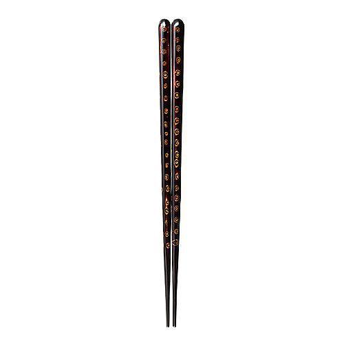 一双 / 匠の箸 ) 古代若狭塗 / 夏日星 なつひぼし / 20.5cm プレゼント 