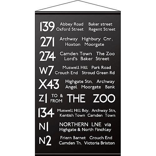 クリアランス大人気 Bus Roll Sign TAPESTRY LONDON オブジェ ブランド