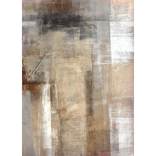 ( アートパネル ) Art Panel T30 Gallery Brown and Beige Abstract Art Painting