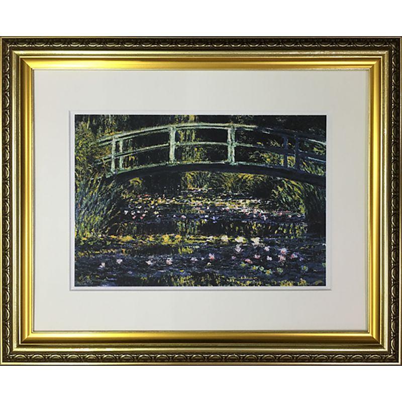 アートフレーム ) Claude Monet 睡蓮の池と日本の橋 : ギフトオンリー