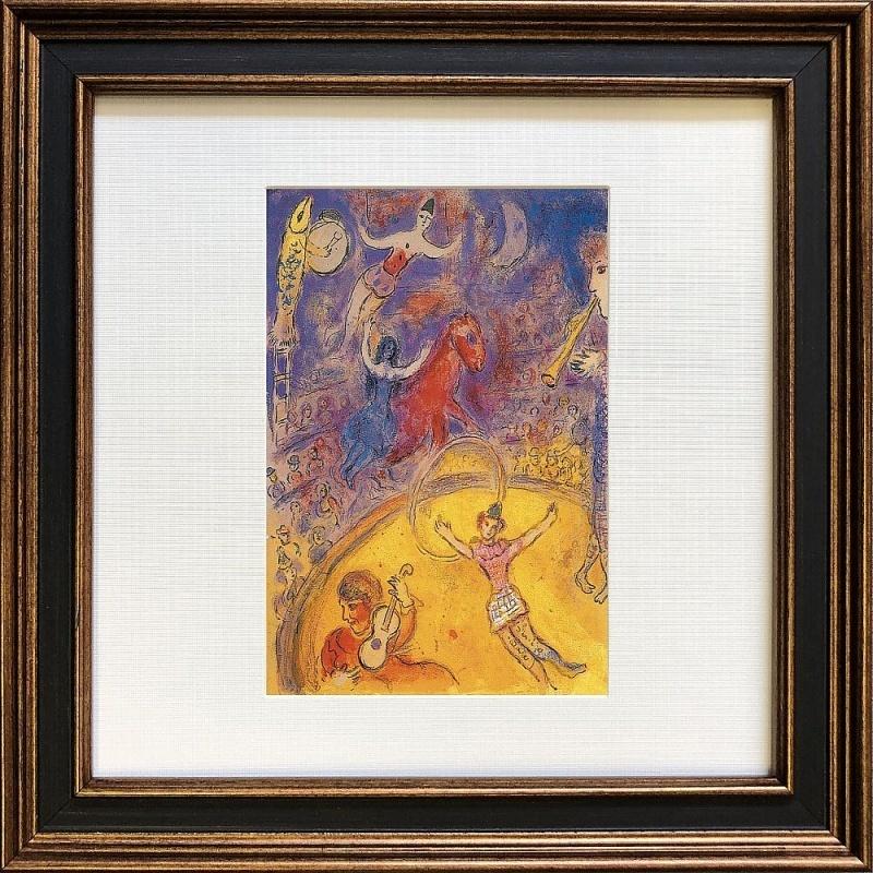 ( アートフレーム ) Marc Chagall Square Frame サーカス ポスター アート インテリア 贈り物｜gift-only