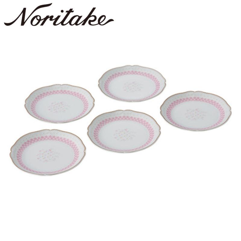 ノリタケ Noritake Daisybell デイジーベル 14cmプレートセット ピンク 5枚 F9512a 1705 F9512a 1705 贈答品やまと 通販 Yahoo ショッピング