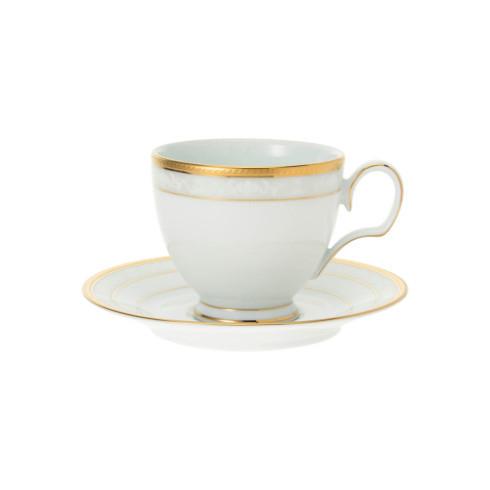 ノリタケ(Noritake)HAMPSHIRE GOLD & PLATINUM ハンプシャーゴールド＆プラチナ ティー・コーヒー碗皿ペア（金・銀）P91988/4335-6｜gift-shop-yamato｜02