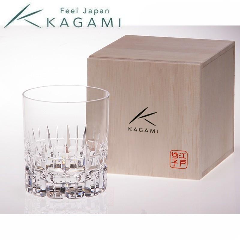 KAGAMI 江戸切子(カガミクリスタル) ロックグラス 320ml T429 KAGAMI 江戸切子(カガミクリスタル) ロックグラス 320ml T429