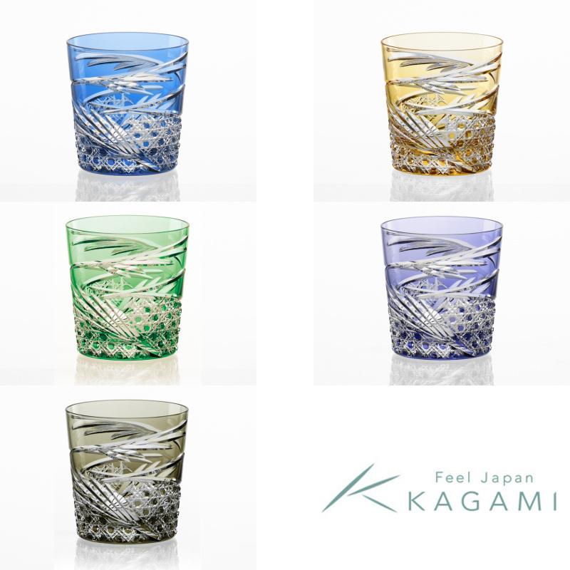 KAGAMI 江戸切子(カガミクリスタル)ロックグラス<舞>T577 KAGAMI 江戸切子(カガミクリスタル)ロックグラス<舞>T577