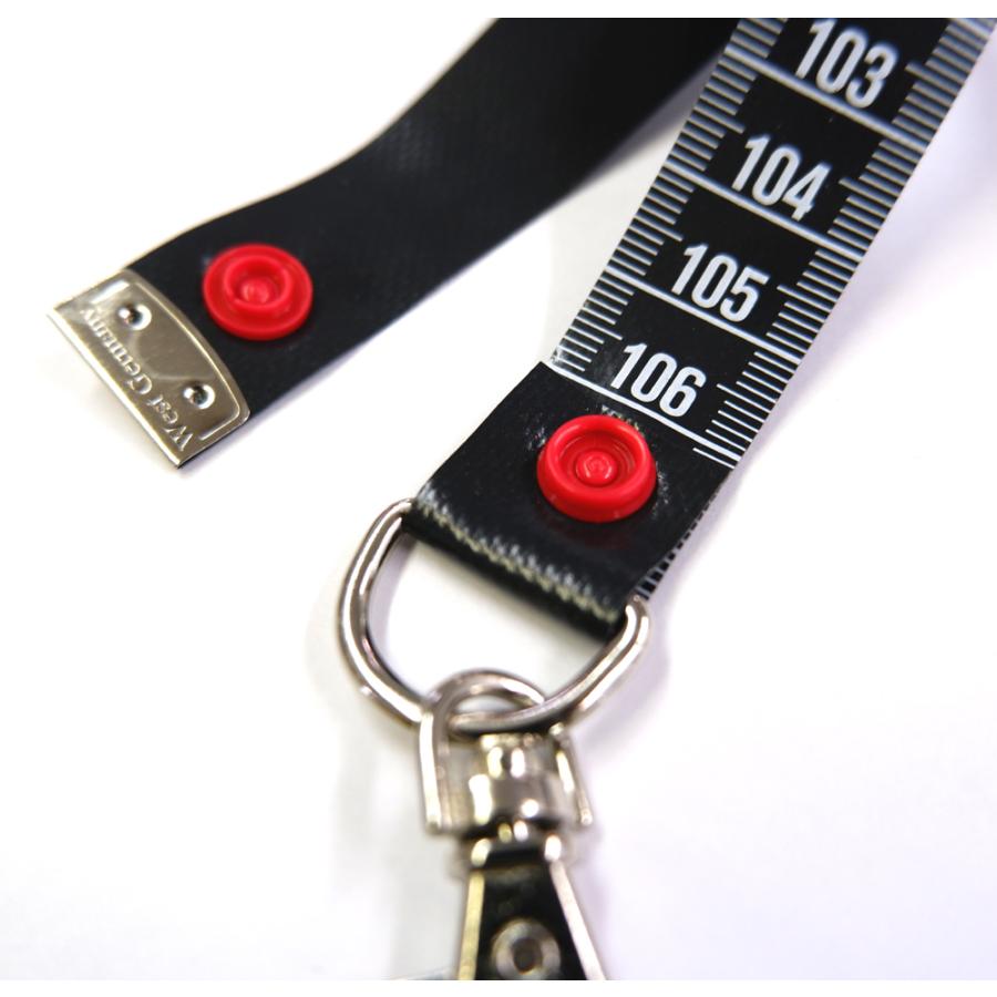 ヘキストマス　メジャーストラップ IDカードや鍵など小物も装着可能　測定・装着・優しいテープ素材　 サンバ　106cm センチ表記｜gift-trine-pro｜09