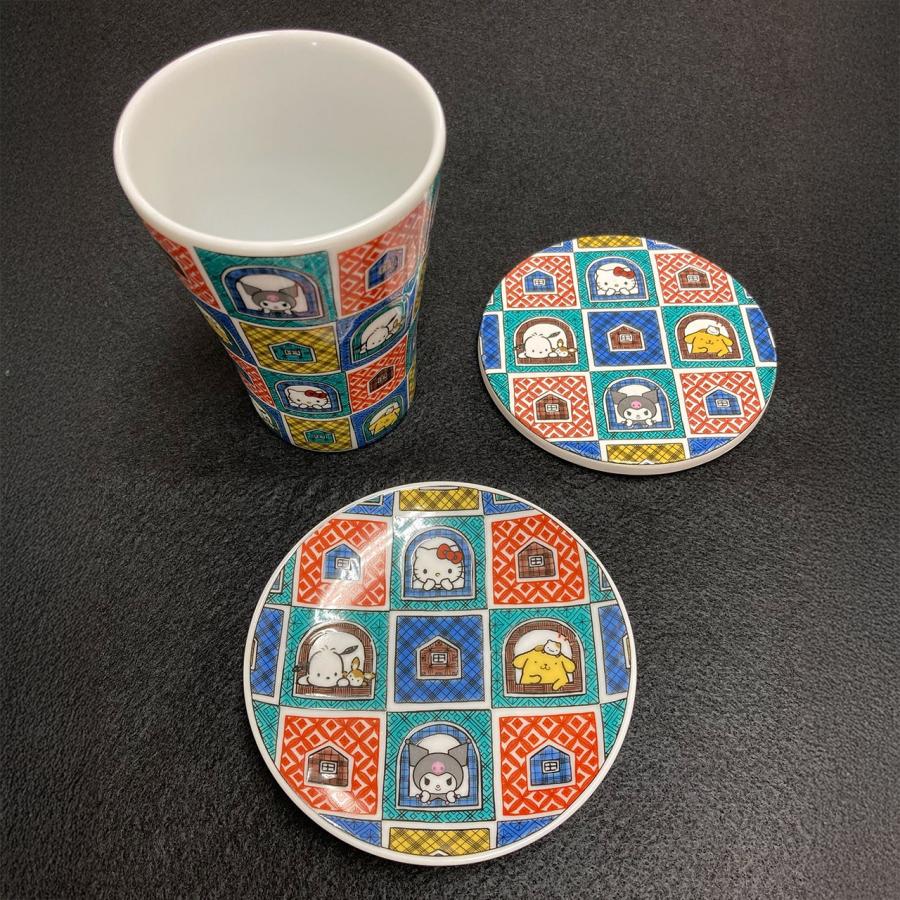 Sanrio characters 九谷焼3寸皿　３点セット 新商品】九谷焼 麗和×サンリオキャラクター 3寸皿 3種 - 【九谷焼結