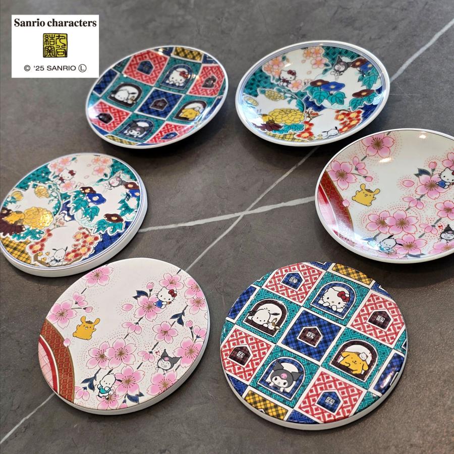 九谷焼 新商品 Qporマルチコースター 麗和×サンリオキャラクター 3