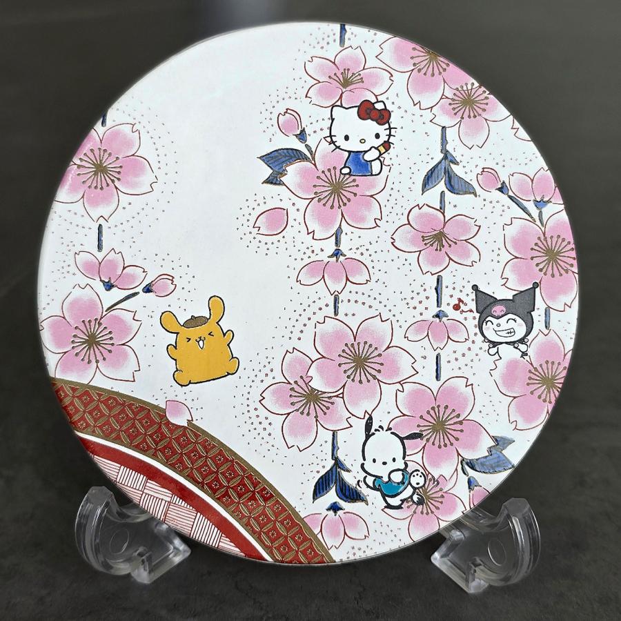 九谷焼 Qporマルチコースター 麗和×サンリオキャラクター 3種類 九谷
