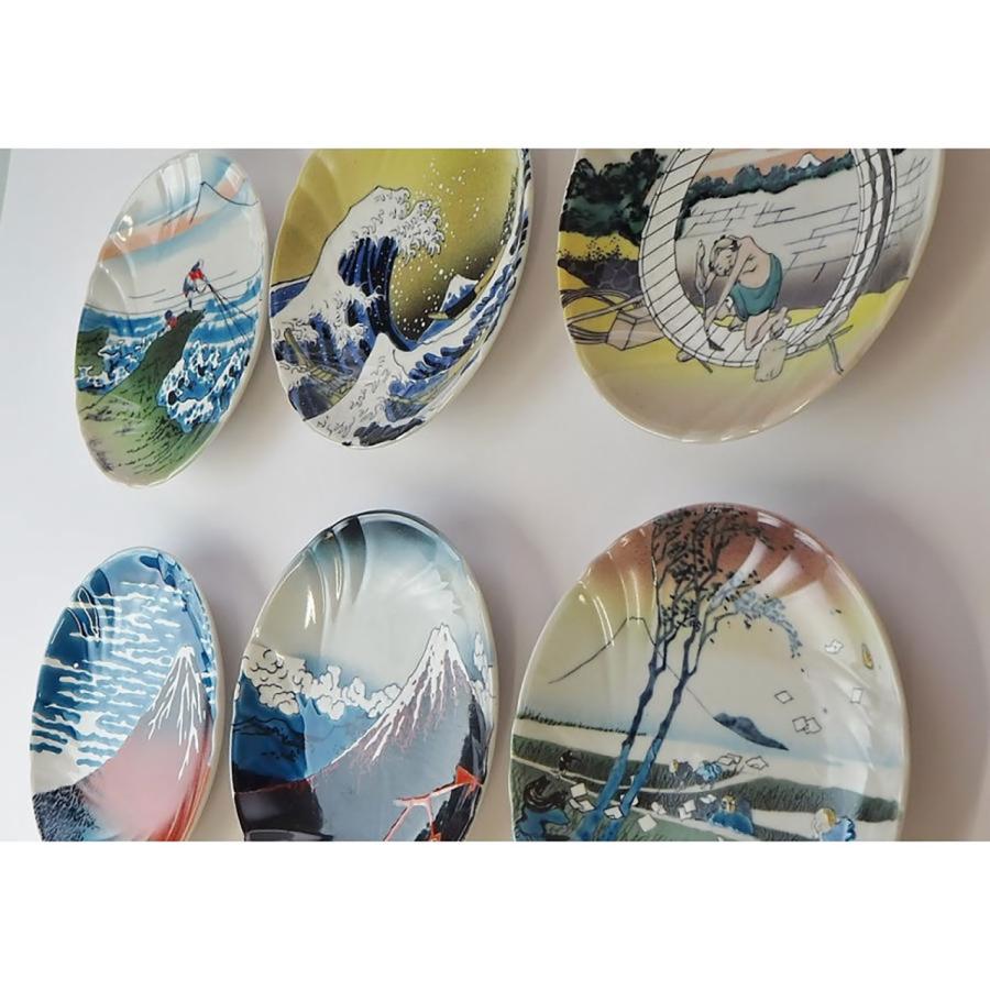 九谷焼 北斎 神奈川沖浪裏 5号飾皿：美山窯 : 九谷結窯 - 通販