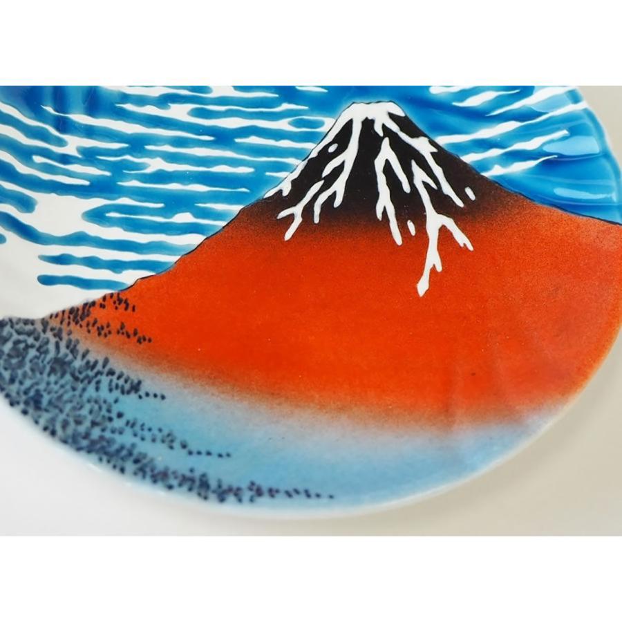 九谷焼 北斎 凱風快晴 5号飾皿：美山窯 | 九谷焼 | 01