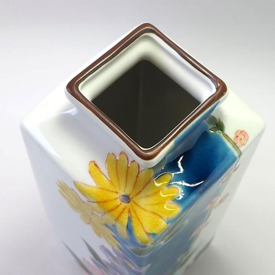 九谷焼 花器 フラワーベース 花紋7号一輪生 : 九谷結窯 - 通販 - Yahoo