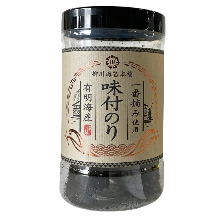 【50本セット】柳川海苔本舗 味付海苔 8切32枚入 柳川海苔本舗 有明海産 一番摘み使用 味付のり 1本10切40枚入箱無し