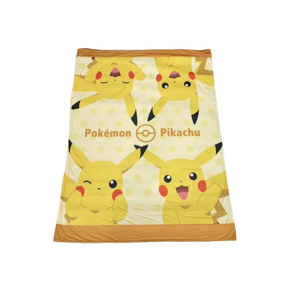 MORIPiLO モリシタ 冷感ブランケット ポケモン ピカチュウ ポケットモンスター キャラクタークーリングブランケット 140 x 190 cm タオル | 