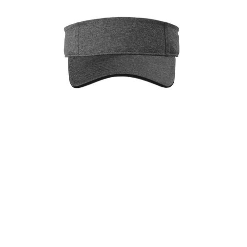 Sport-Tek スポーツテック - コンテンダー サンバイザー | グラファイトヘザー/ブラック |  | 02
