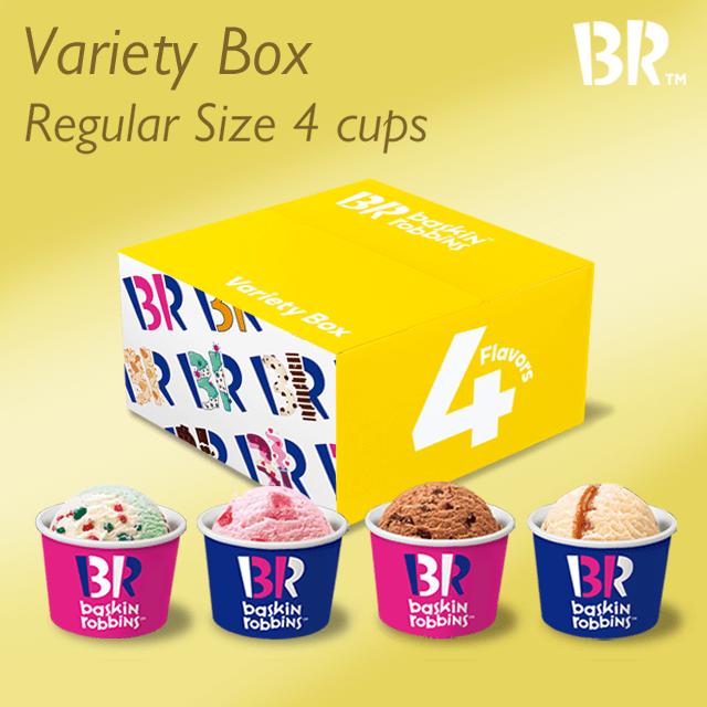 サーティワン アイスクリーム】バラエティボックス レギュラー4コ入り