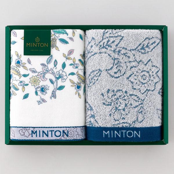 MINTON　ミントン　タオルケット　2枚セット　未使用品 MINTON（ミントン） ノーブルハドン フェイスタオル 2枚セット 05