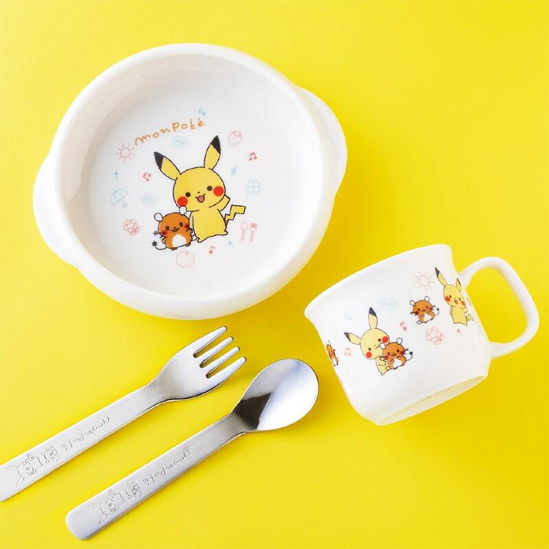 Pokemon（ポケモン） モンポケ お子様食器ギフトセット 日本製 食器