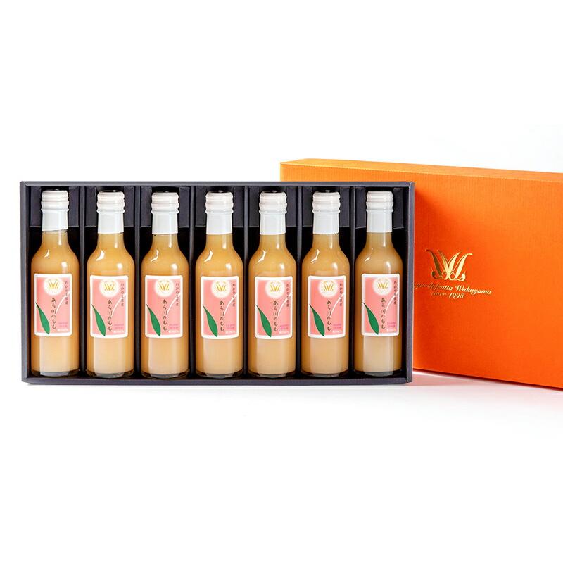 お中元 父の日 2026 あら川の桃 60% ドリンク 200ml 7本入 ギフト
