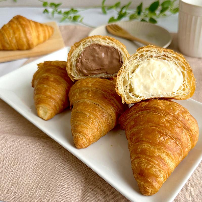 スイーツ 蔵家 至福のクリームクロワッサン 8個入 カスタード チョコ