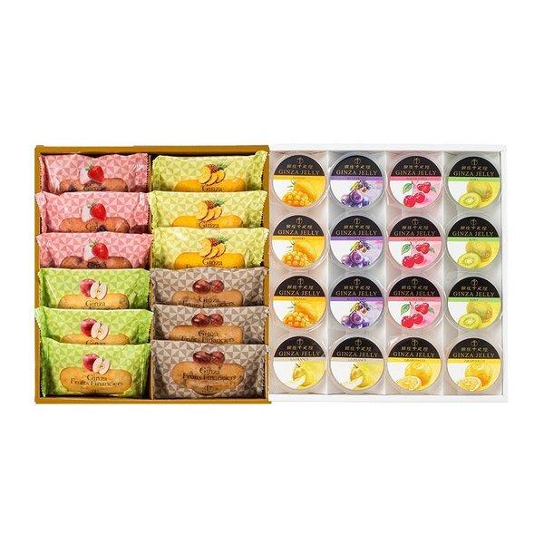 ギフト ゼリー 千疋屋 銀座千疋屋 フルーツ フィナンシェ 10種計28個 のし スイーツ 焼き菓子 食べ物 内祝い お返し 手土産 個包装 送料無料 高級 母の日 21 ギフト百花 通販 Paypayモール