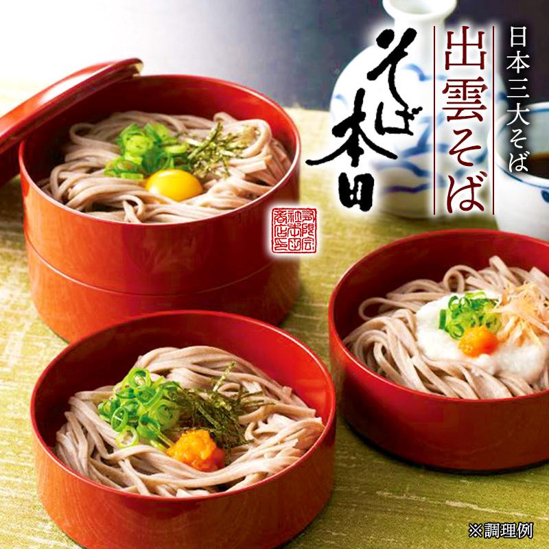 ギフト 蕎麦 島根 本田商店 五代目本田屋繁 出雲なまそば 100g×4 つゆ60g×4 惣菜 ソバ 麺類 お取り寄せグルメ 送料無料 SK1763 高級｜gifthyakka｜02