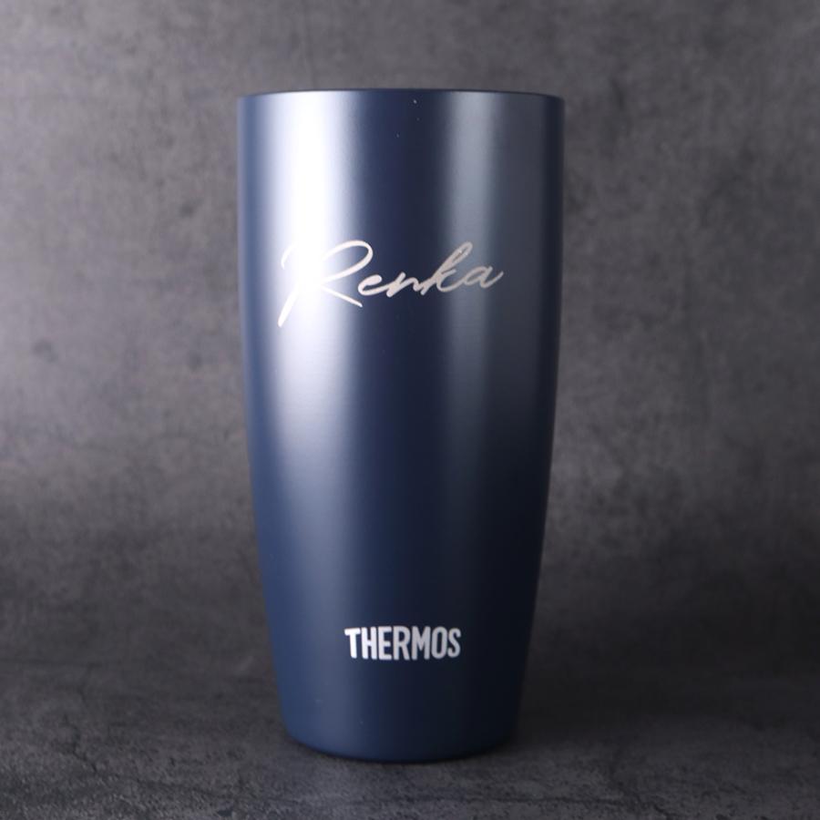 【名入れ ビール 】ヒューガルデン＆サーモスセット タンブラー 真空断熱 マグカップ 名入れ 名前入り オリジナル ギフト 彫刻 プレゼント 成人祝い 誕生日 |  | 02