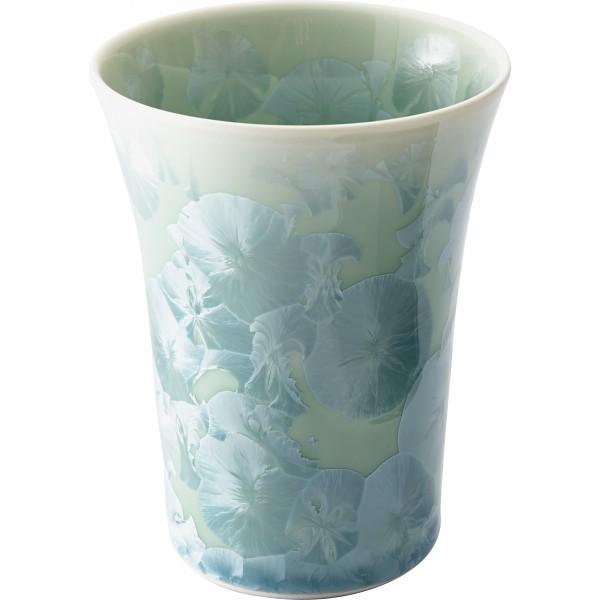 最新情報最新情報清水焼 花結晶（緑）フリーカップ トウア７１８ （ギフト対応不可） 食器、グラス、カトラリー