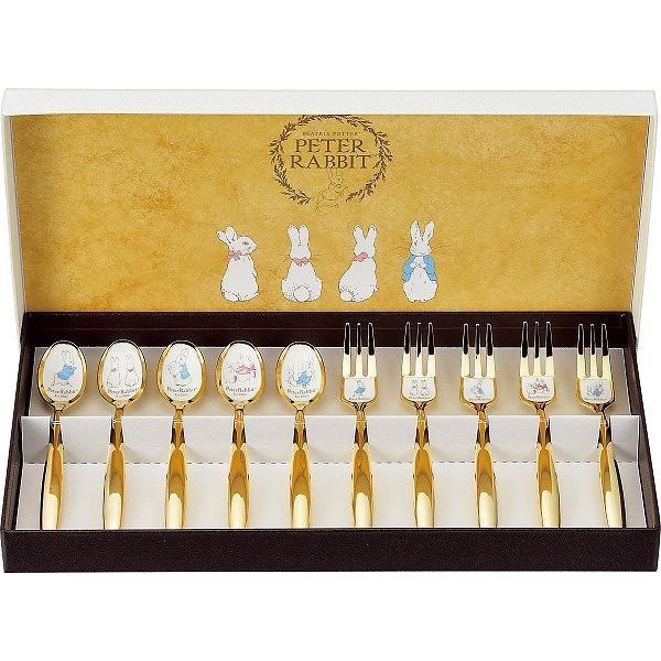 ピーターラビット 七宝カトラリー１０本セット PR-0155 （ギフト対応不可）