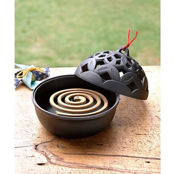 南部鉄器 手まり蚊やり 黒 A-141 △(sa) : ギフトマン Yahoo!店 - 通販