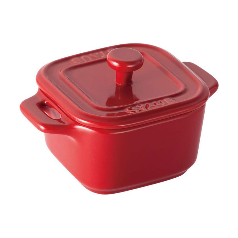 Staub（ストウブ） セラミック ペアエクストラ ミニスクエア ココット 
